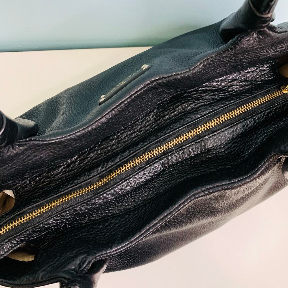 Kate Spade Stevie Berkshire Road Black Leather Satchel - Picture 6 of 8